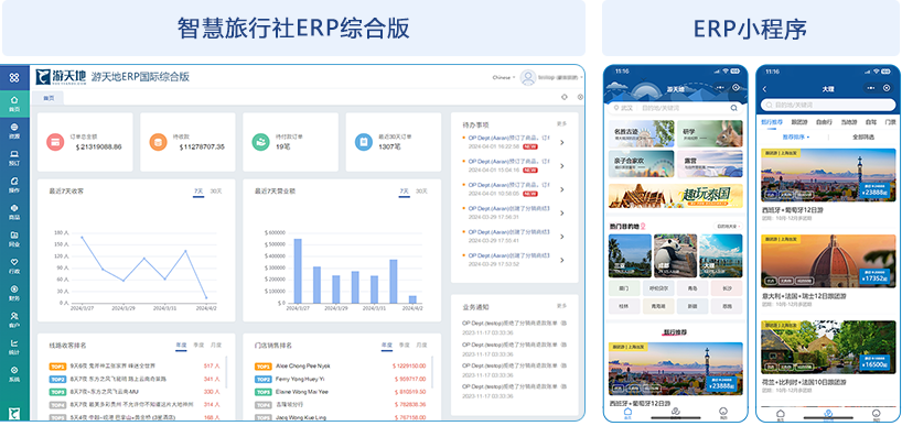 游天地_专业旅行社信息化服务商_近20年历史千家客户经验_旅行社ERP_旅行社管理系统_旅游实训教学